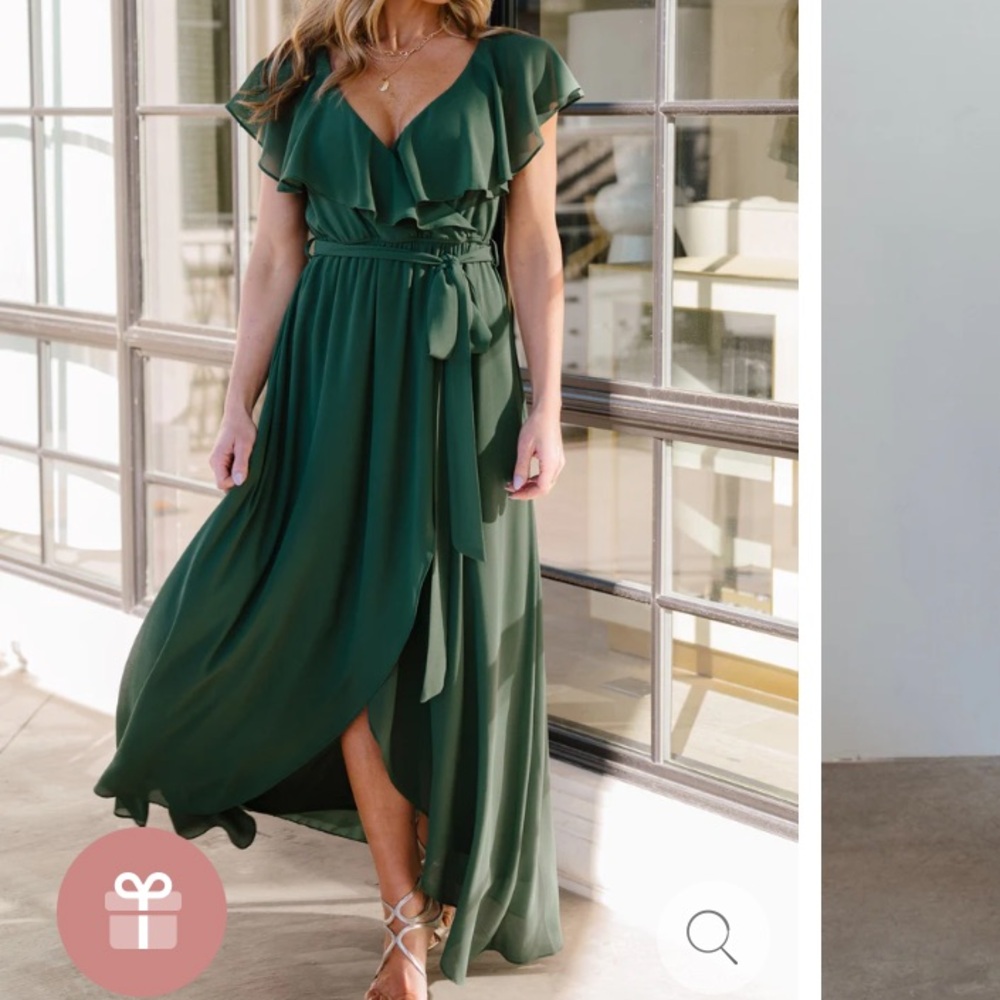 Baltic Born Katya Emerald Maxi Dress Large